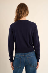 Aven Cardigan | Navy