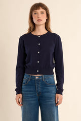 Aven Cardigan | Navy
