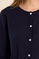 Aven Cardigan | Navy