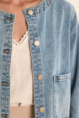 Brittany Jacket | Light Denim