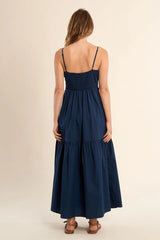 Gina Maxi Dress | Navy Blue