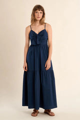 Gina Maxi Dress | Navy Blue