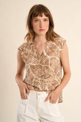 Rhea Top | Camel