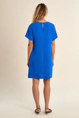 Kayla Shift Dress | Cobalt Blue