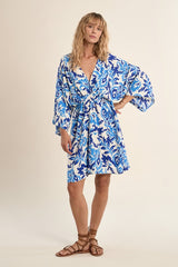 Liora Dress | Blue Alize