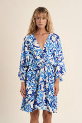 Liora Dress | Blue Alize