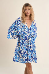Liora Dress | Blue Alize