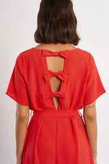 Farrah Midi Dress | Red