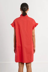 Jilly Smocked Dress | Red