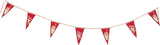 Candy Cane Santa Banner - FINAL SALE