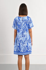 Petra Dress | Blue