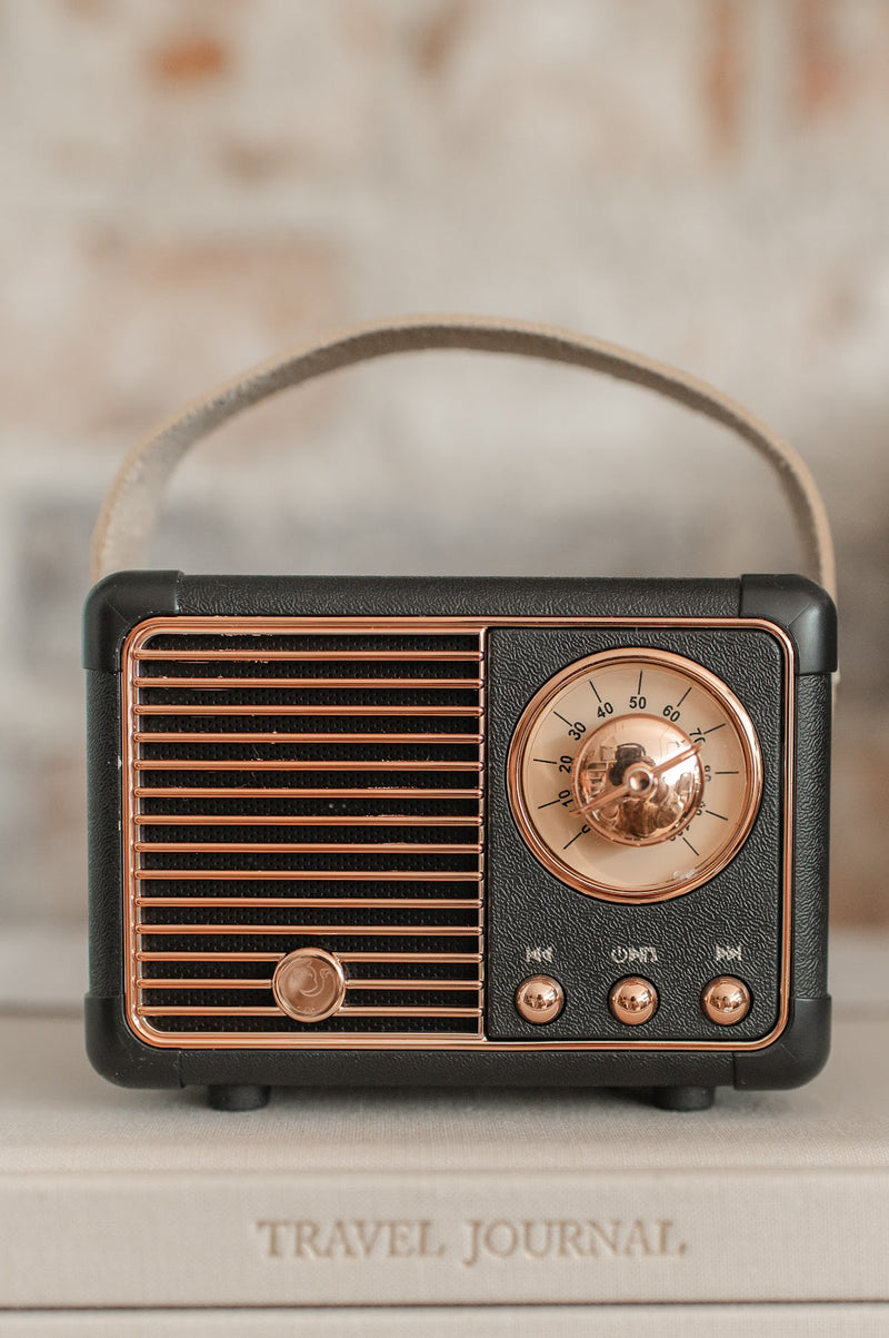 Vintage Bluetooth Speaker | Black