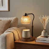 Candle Warmer Lamp | Crystal Black