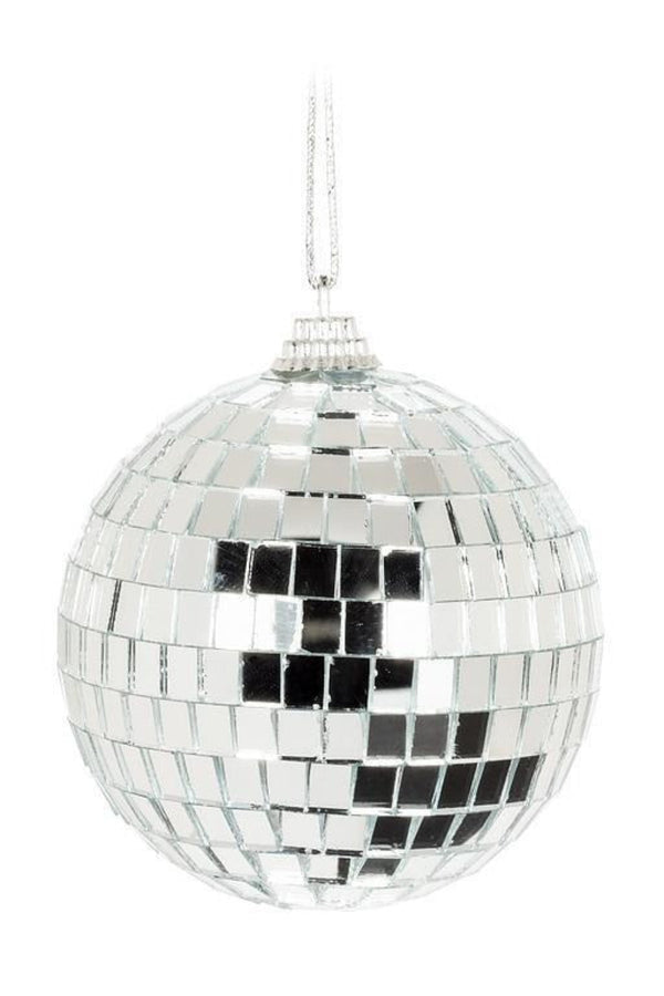 Mirror Ball Ornament | Silver