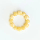 Resin Chunky Stone Bracelet | Buttercream