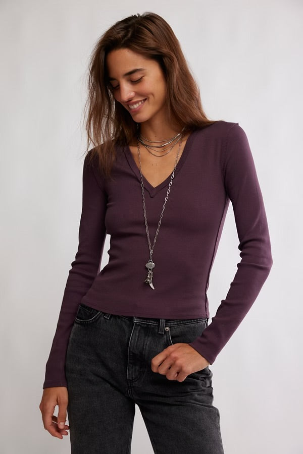 Neria Top | Vintage Grape