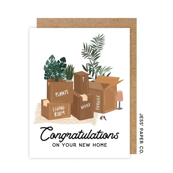 Congratulations Moving Card