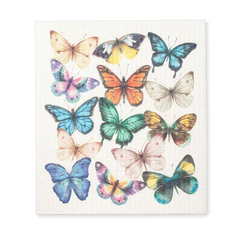 Swedish Dishcloth | Butterflies