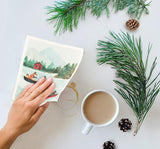 Swedish Dishcloth | Animals in Canoes