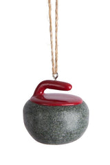 Curling Rock Ornament