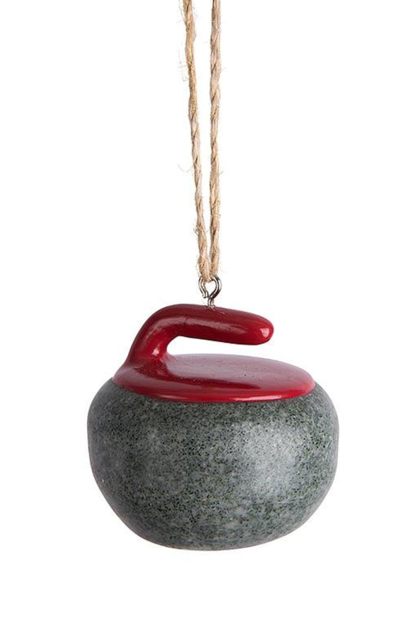 Curling Rock Ornament