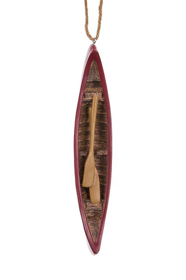 Red Canoe Ornament