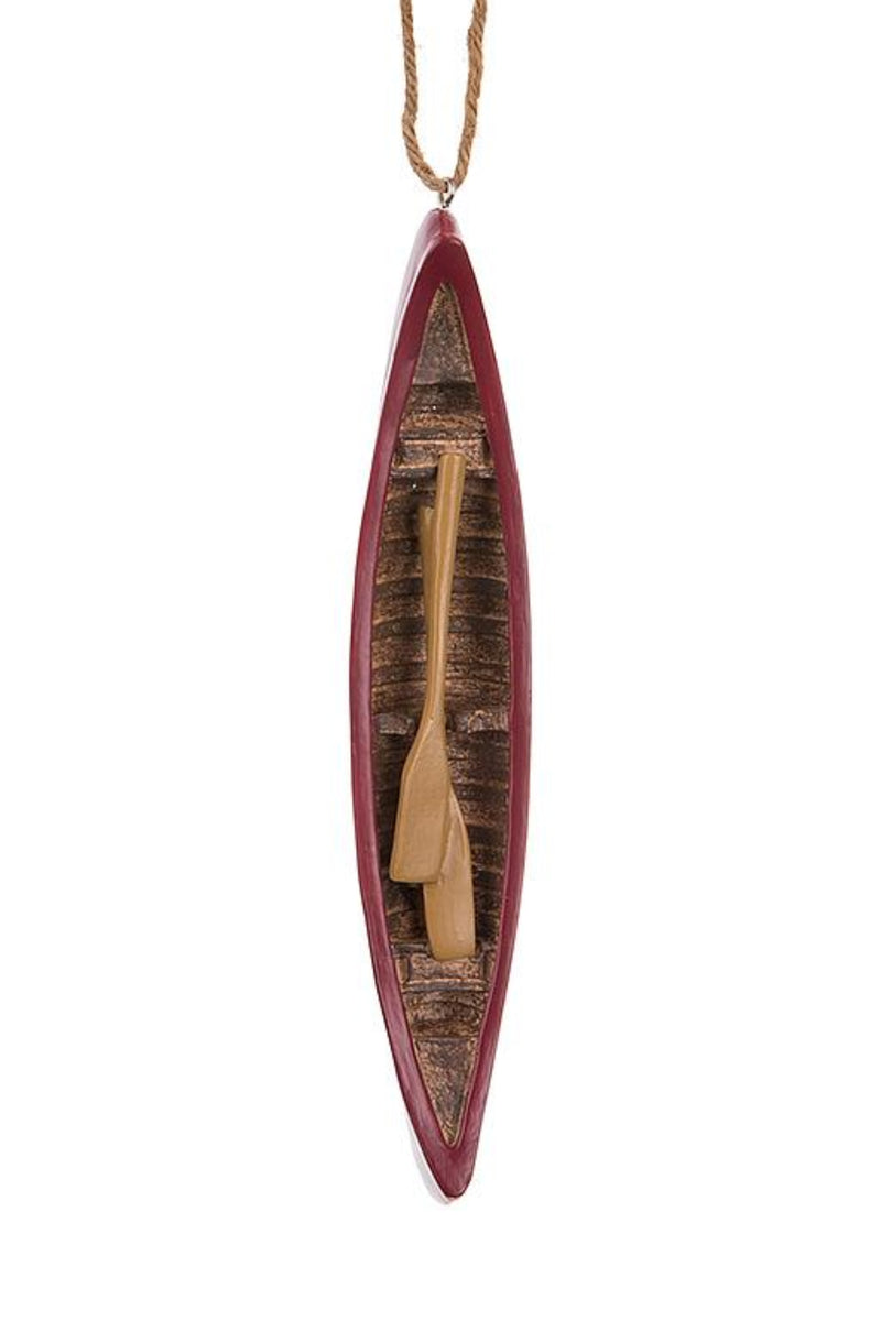 Red Canoe Ornament