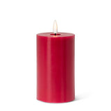 LED Pillar Candle 3x5 | Red