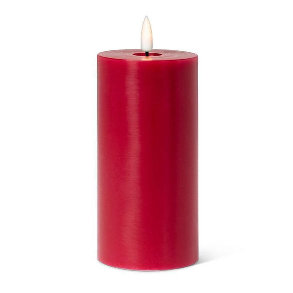 LED Pillar Candle 3x6 | Red