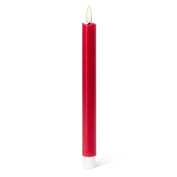 Set of 2 LED Taper Candle | Red