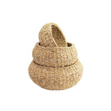 Round Sea Grass Basket | Natural