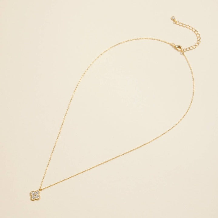 Clover Necklace | Gold