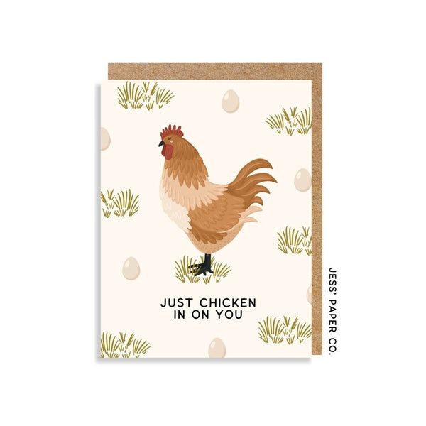 Just Chicken In Card