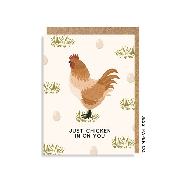 Just Chicken In Card