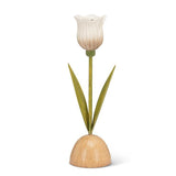 Tulip Taper Holder | White