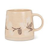Branches & Pinecones Mug | Sand