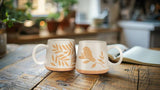Oversized Mug | Leaves