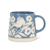 Wide Base Mug | Blue Bird