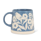 Wide Base Mug | Blue Bird