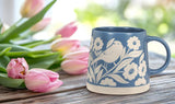Wide Base Mug | Blue Bird