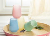 Pastel Stemless Wine Glass