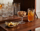 Fence Footed Bowl | Gold Ring