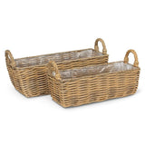 Rectangle Handled Basket