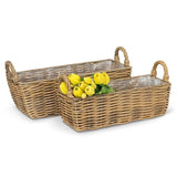 Rectangle Handled Basket