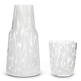 Bedside Carafe & Cup | Fused Dots