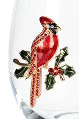 Jewelled Cardinal Stemless Goblet