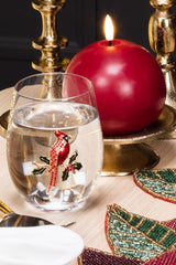 Jewelled Cardinal Stemless Goblet