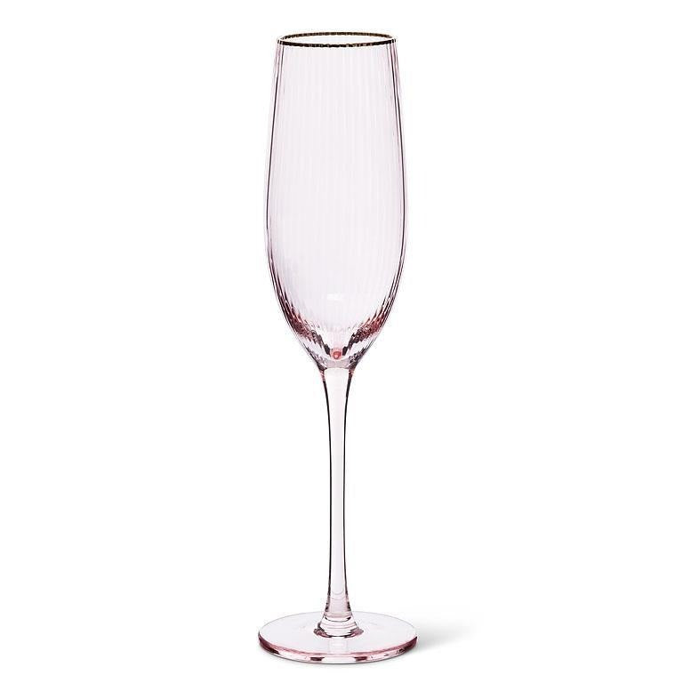 Optic Flute Glass | Pink