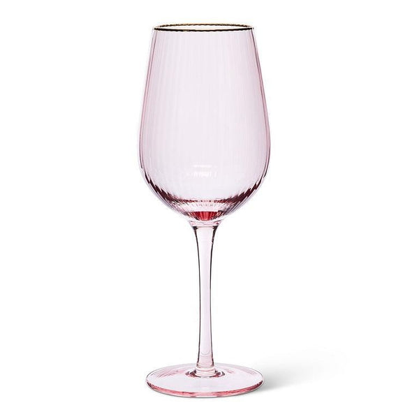 Optic Wine Glass | Pink