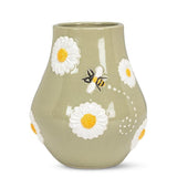 Daisies & Bee Vase